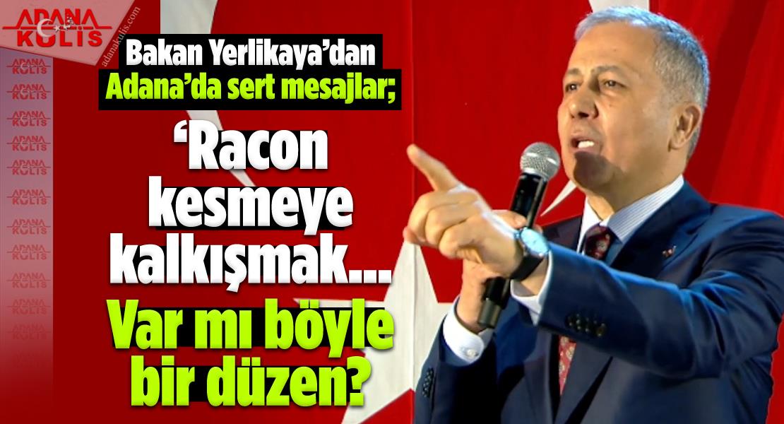İçişleri Bakanı Ali Yerlikaya Adana'da İftar Programında Konuştu: "Suç Örgütlerine Geçit Vermeyeceğiz"